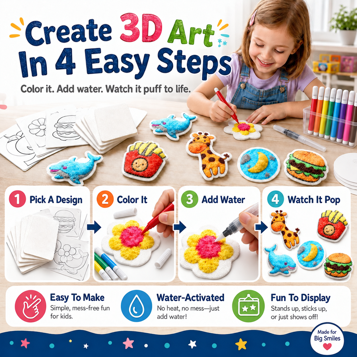 How to make 3D Puffy art