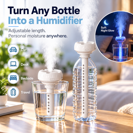 🔥Last Day Buy 2 Get 1🔥JEREMYTIS™ Adjustable Bottle Mist Humidifier💧