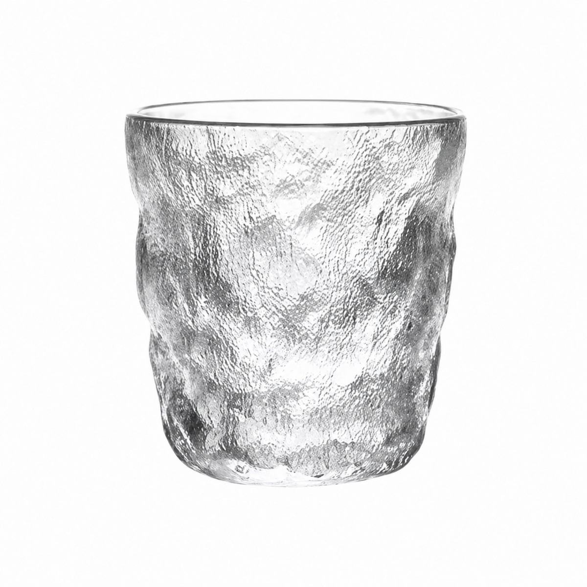 Glacier Textured Glass Cup