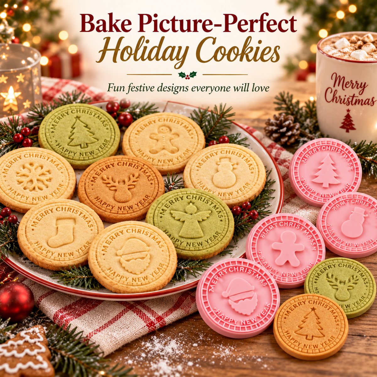 🔥Last Day 49% off🔥Christmas-Themed Cookie Cutters⛄🎄