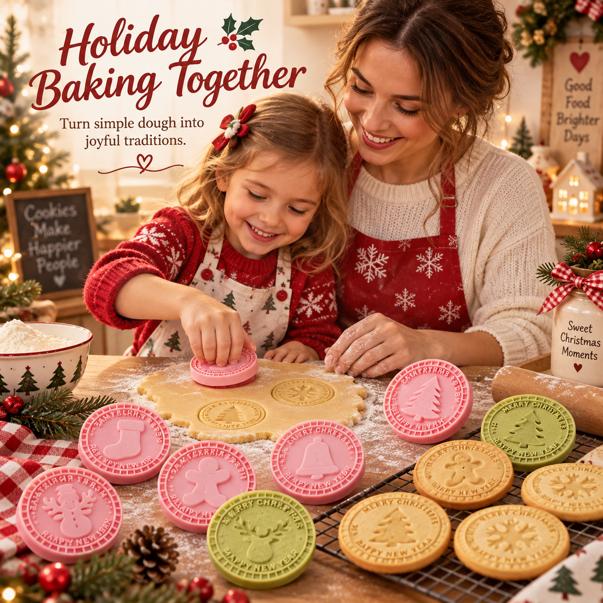🔥Last Day 49% off🔥Christmas-Themed Cookie Cutters⛄🎄