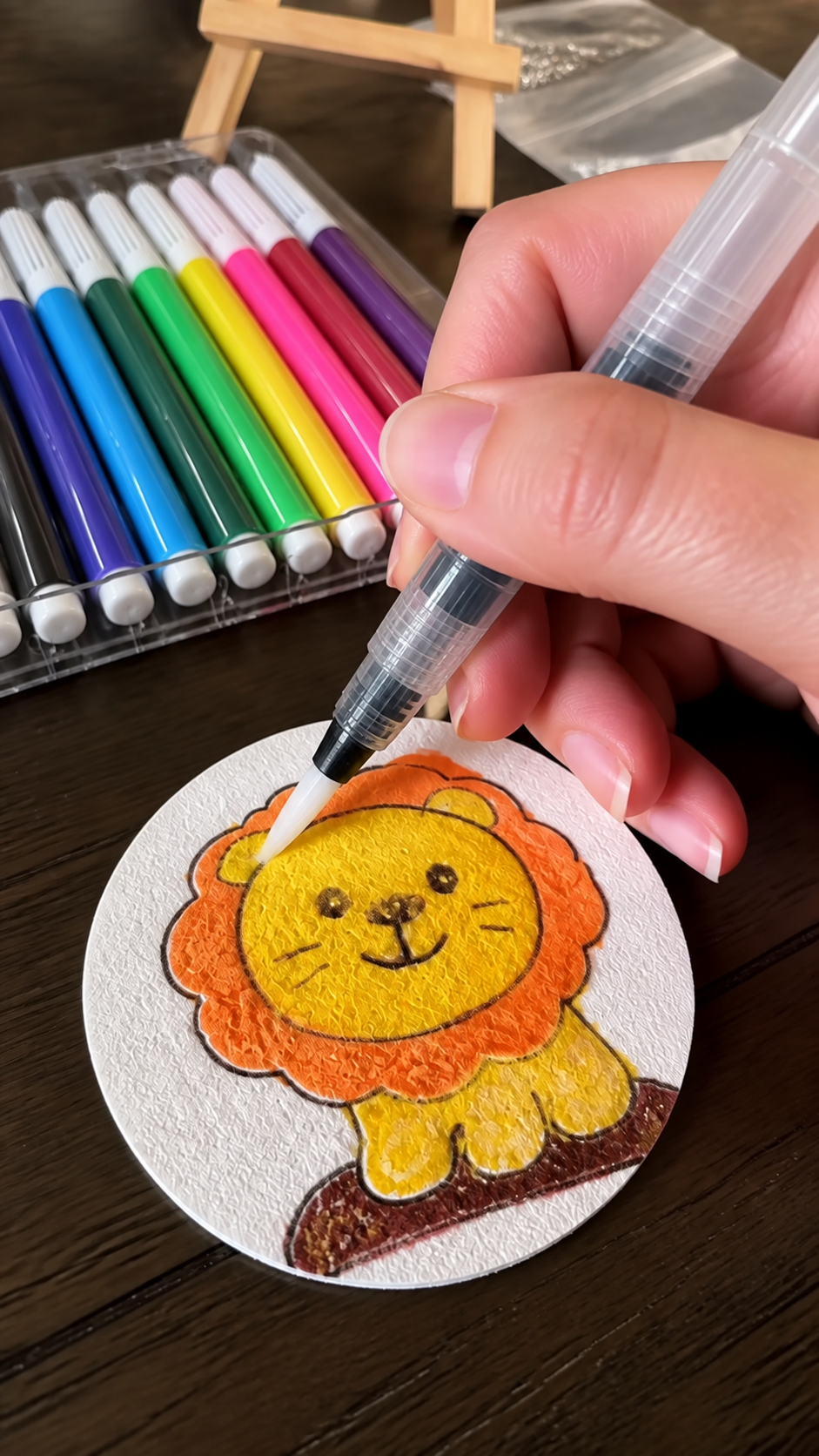 Adding water to 3D Puffy art
