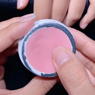 Real builder gel texture demonstration