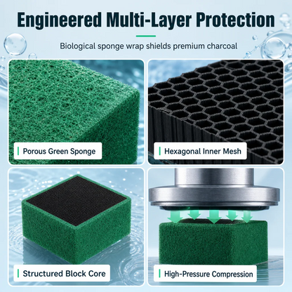 🔥Last Day Buy 2 Get 1🔥Aquarium Activated Carbon Filter Cube 🐠