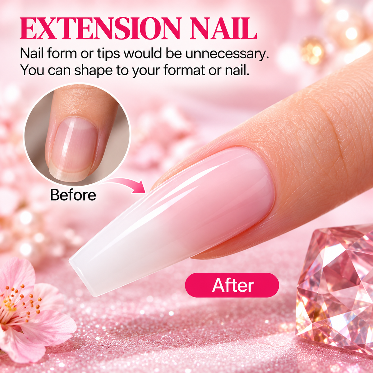 💅 Fast Nail Building – Create Nail Extensions & 3D Designs 🎨