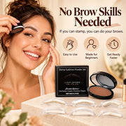 Shape-guided brow application