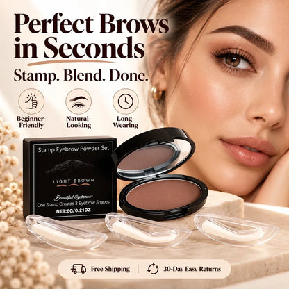 🔥JEREMYTIS™Waterproof Eyebrow Stamp Kit ✨
