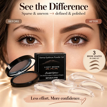 🔥JEREMYTIS™Waterproof Eyebrow Stamp Kit ✨