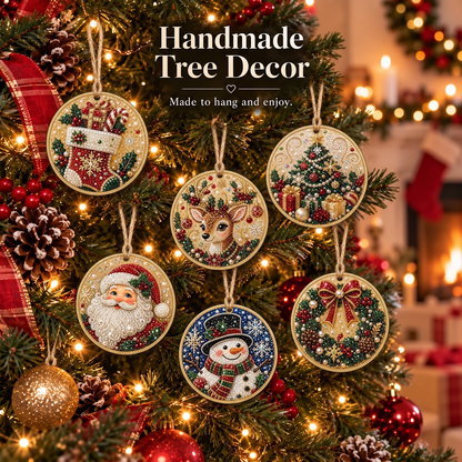 🔥Last Day Buy 2 Get 1🔥DIY Christmas Diamond Painting Ornament Kit🎄